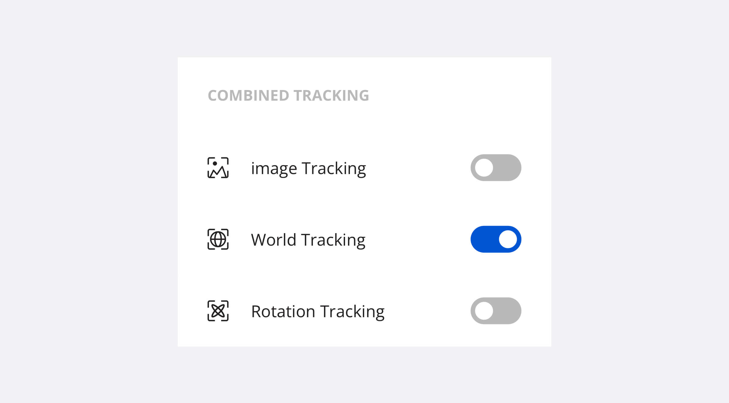 Combinedtracking